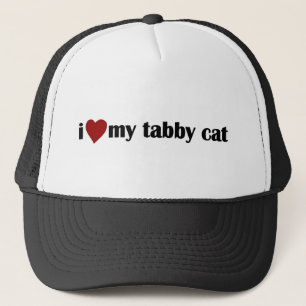 I Love My Tabby Cat Trucker Hat