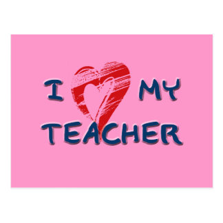 I Love My Teacher Cards - Invitations, Greeting & Photo Cards | Zazzle
