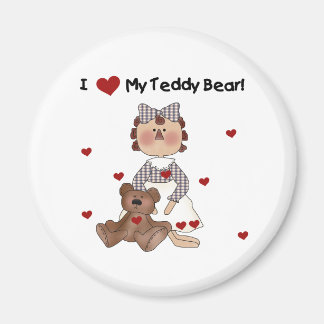 I Love My Teddy Bear Magnet