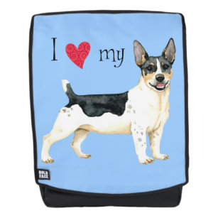 I Love my Teddy Roosevelt Terrier Backpack