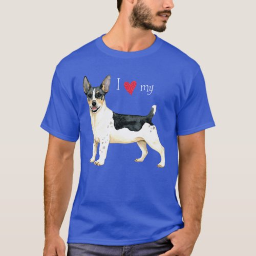 I Love my Teddy Roosevelt Terrier T_Shirt