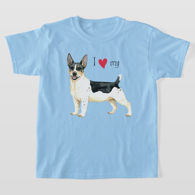 I Love my Teddy Roosevelt Terrier T-Shirt Zazzle