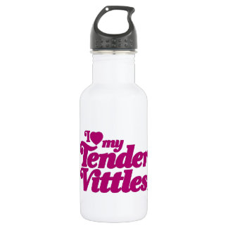 I Love My Tender Vittles Stainless Steel Water Bottle