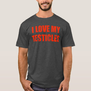 I love my testicles gift T-Shirt