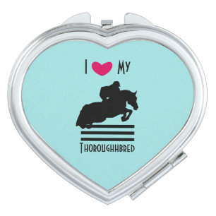 I love my Thoroughbred Show Jumper Silhouette Mirror For Makeup