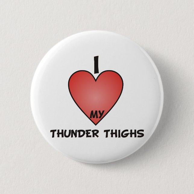I Love My Thunder Thighs Button (Front)