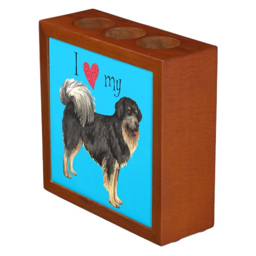 I Love my Tibetan Mastiff Desk Organizer