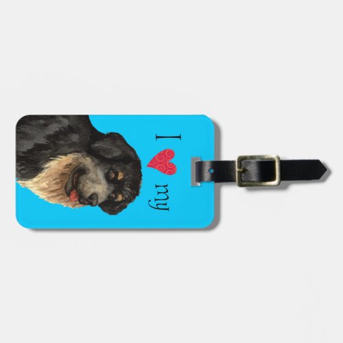 I Love my Tibetan Mastiff Luggage Tag