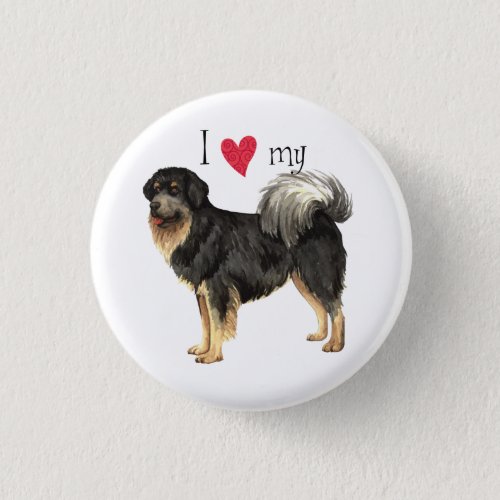 I Love my Tibetan Mastiff Pinback Button