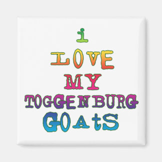 I Love My Toggenburg Goats Magnet