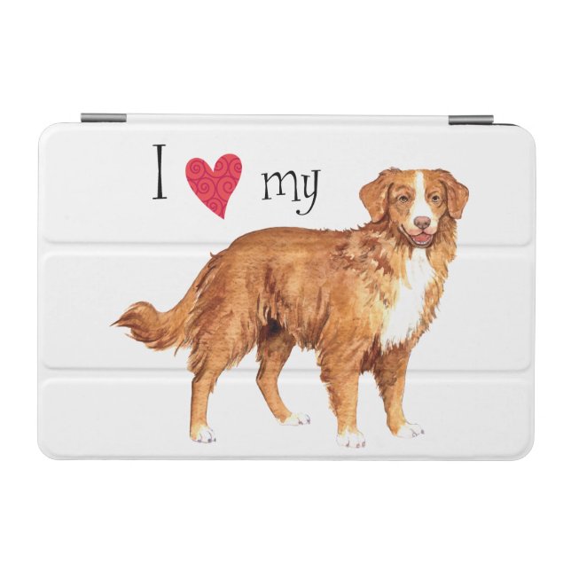 I Love my Toller iPad Mini Cover (Horizontal)