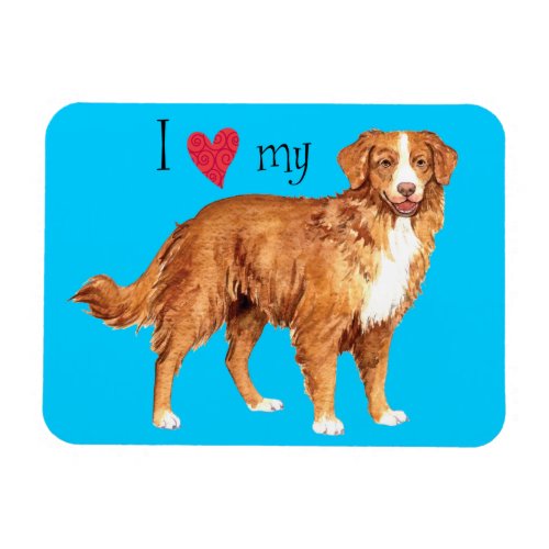 I Love my Toller Magnet