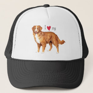 I Love my Toller Trucker Hat