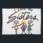 I Love My Towel<br><div class="desc">Our cheerful group of sweet sisters is a super cute way to create amazing gifts. Try it as tee shirt art or print art!</div>
