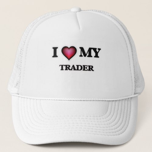 I love my Trader Trucker Hat