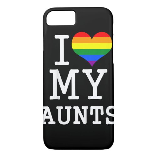 I Love My Transgender Boyfriend T shirt Gay Pride  iPhone 87 Case