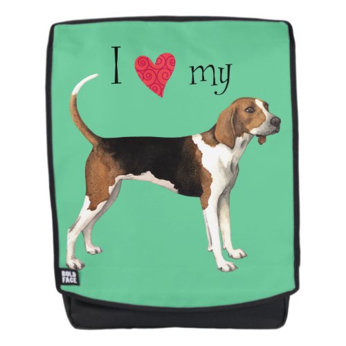 I Love my Treeing Walker Backpack