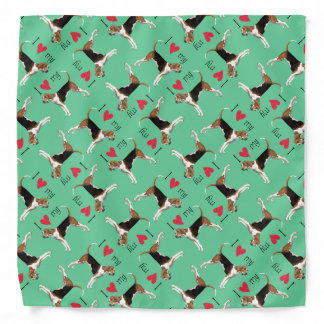 I Love my Treeing Walker Coonhound Bandana
