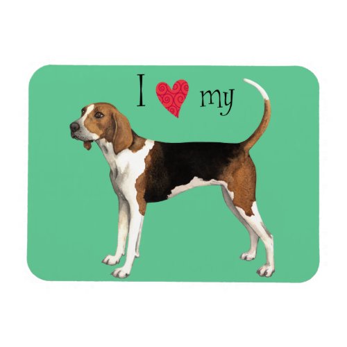 I Love my Treeing Walker Magnet