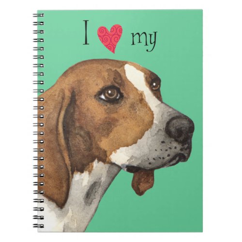 I Love my Treeing Walker Notebook