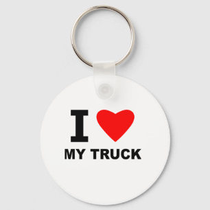 I Love My Truck Keychain