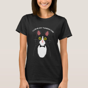 I Love My Tuxedo Cat T-Shirt