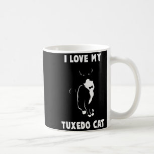 I Love My Tuxedo Cat T Shirt _ Cat Lover T Shirt  Coffee Mug