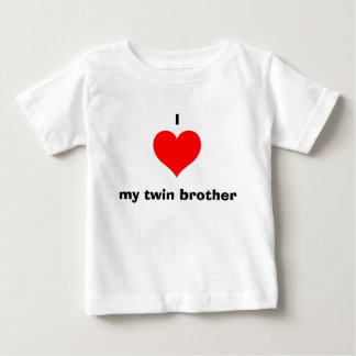 I love my twin brother baby T-Shirt