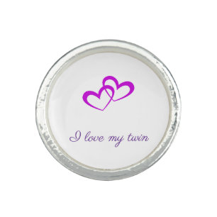 I Love My Twin Ring