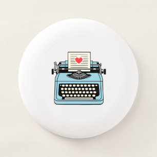 I Love my typewriter Wham-O Frisbee