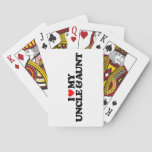 I LOVE MY UNCLE &amp; AUNT POKER CARDS
