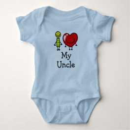 i love my uncle baby bodysuit