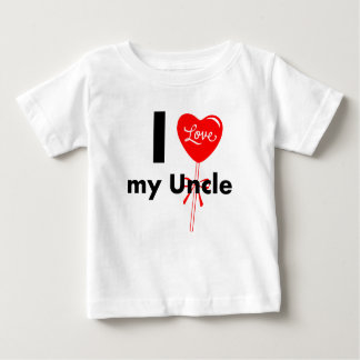 I Love My Uncle Baby T-Shirt