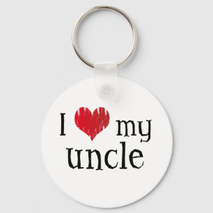 I love my uncle keychain