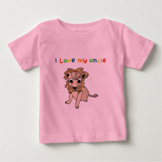 I Love My Uncle Long Sleeve Baby Shirt