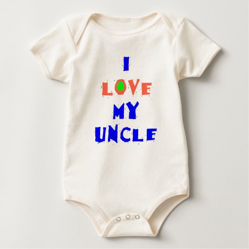 I Love My UNCLE Shirt | Zazzle