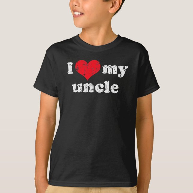 I love my uncle t shirt (Front)