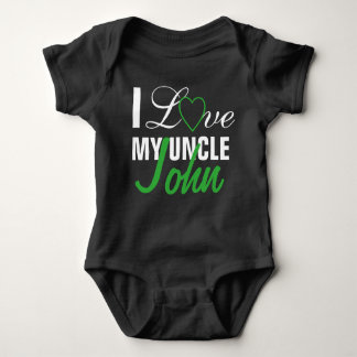 I Love My Uncle-The Uncle Name. Custom Made Baby Bodysuit
