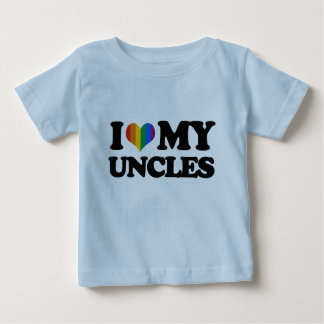 I Love My Uncles Baby T-Shirt