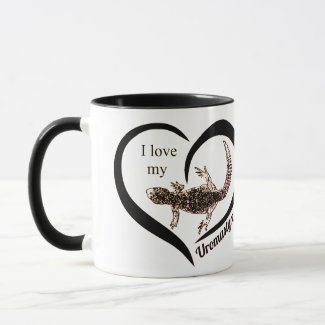 I Love My Uromastyix Lizard Coffee or Tea Mug