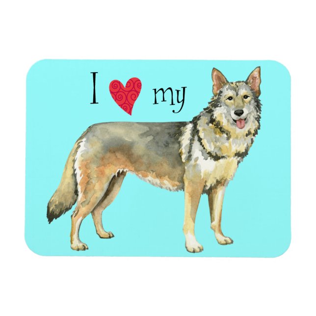 I Love my Utonagan Magnet (Horizontal)