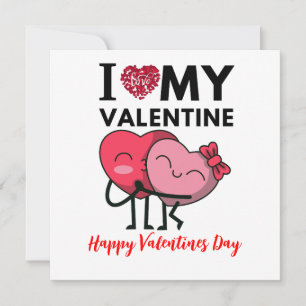 I Love My Valentine Special Valentines Day Gifts Invitation