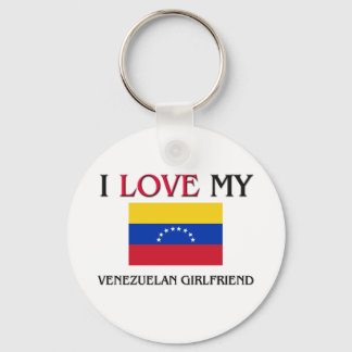 I Love My Venezuelan Girlfriend Keychain