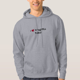 I LOVE MY VERSATILE POODLE! HOODIE