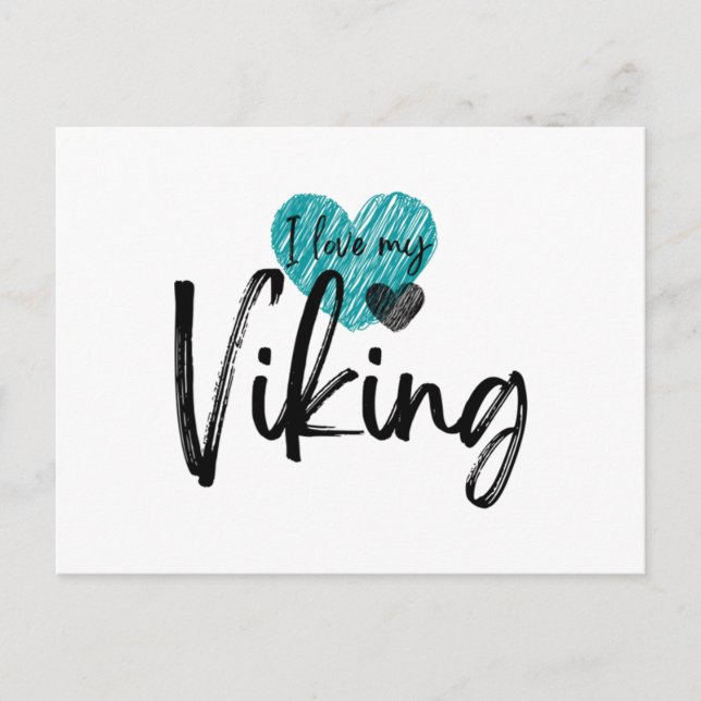 I love my Viking  Postcard (Front)