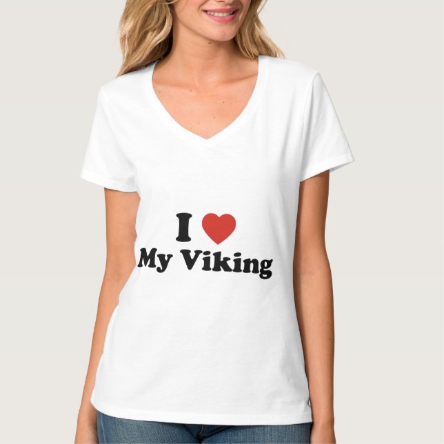 I Love My Viking T-Shirt (Front)