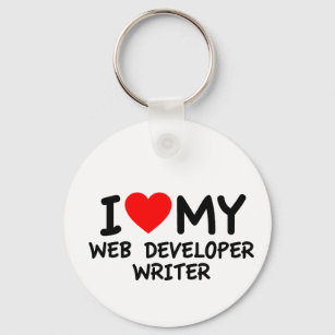 I love my Web Developer Writer Keychain