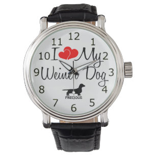 I Love My Weiner Dog Watch