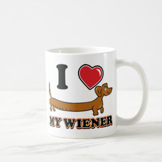 I love My Weiner - Doxie Coffee Mug