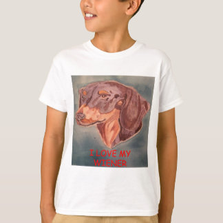 I Love My Weiner T-Shirts & Shirt Designs | Zazzle